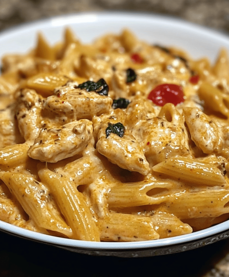 Pasta al Forno con Pollo e Formaggio Cremoso Cajun