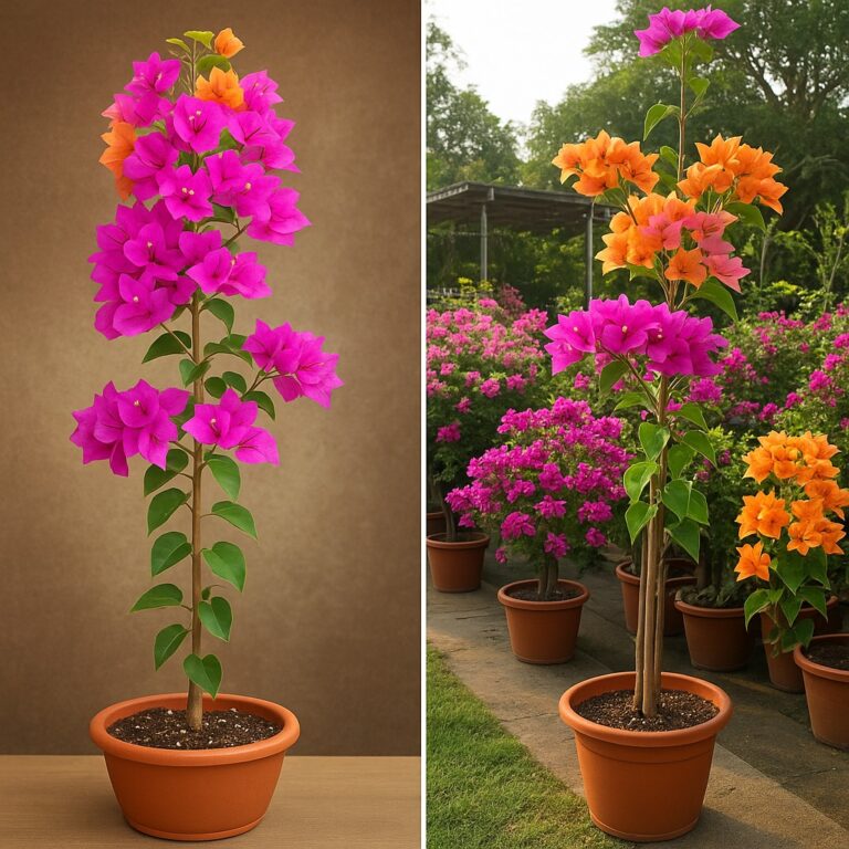 Bougainvillea: moltiplicala all’infinito con il metodo della banana usato dai vivaisti