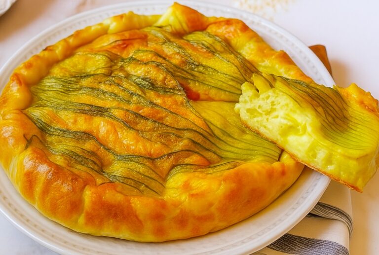 Torta di Fiori di Zucca: La Ricetta Rustica che Profuma d’Estate