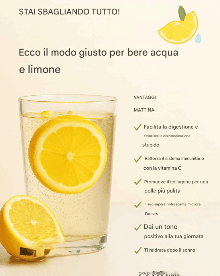 Stai sbagliando. Ecco il modo giusto per bere acqua e limone.