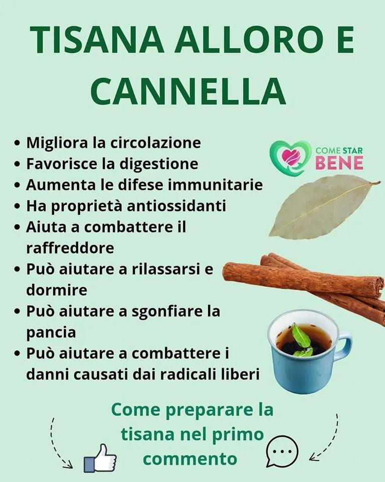 Tisana di cannella e alloro, le proprietà di un rimedio naturale formidabile
