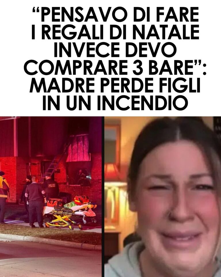 Madre perde i tre figli di 10, 9 e 7 anni in un incendio: “Pensavo ai regali di Natale, ora devo comprare tre bare”