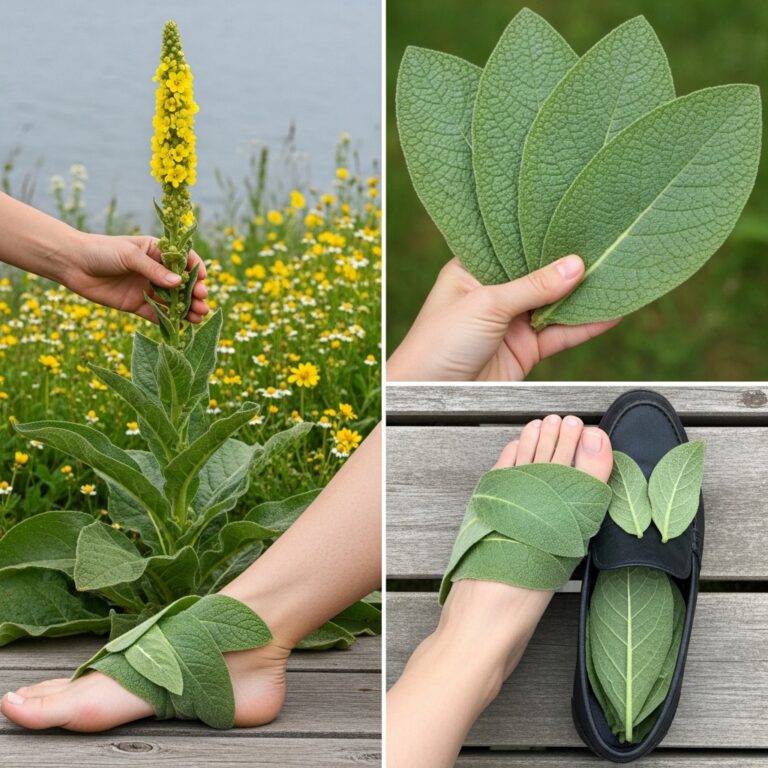 Foglie di Verbascum: Un Tesoro Sotto i Piedi