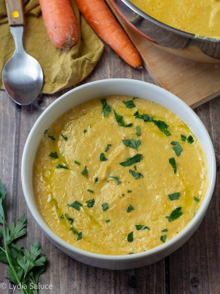 Crema di Carote e Lenticchie Rosse