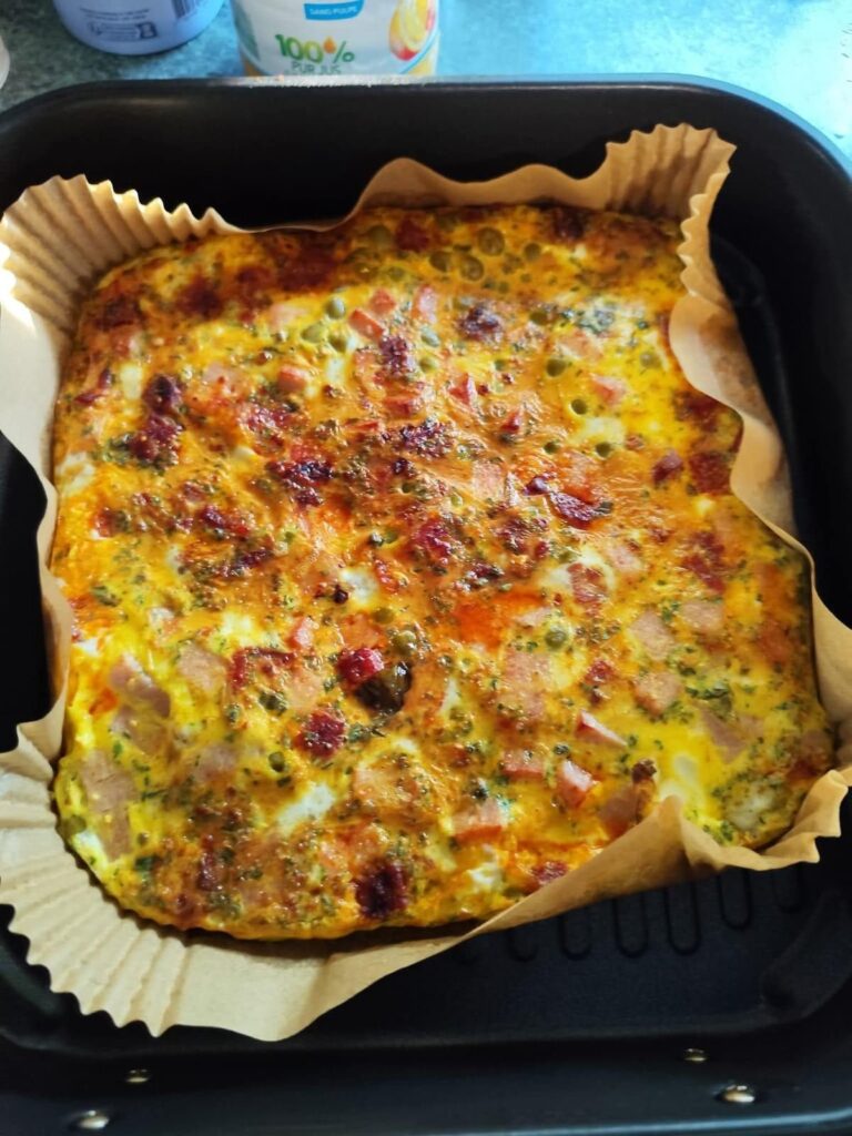 Frittata in friggitrice ad aria