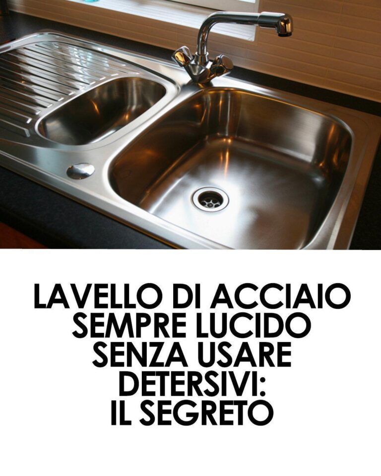 Come lucidare il lavello senza usare detersivi